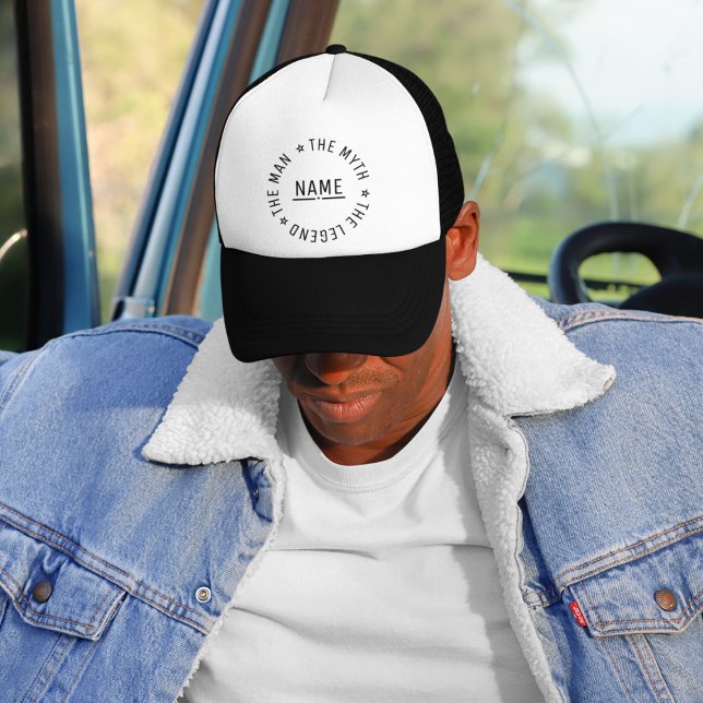 Gorra De Camionero Nombre Personalizado El Hombre El Mito La Leyenda (Subido por el creador)