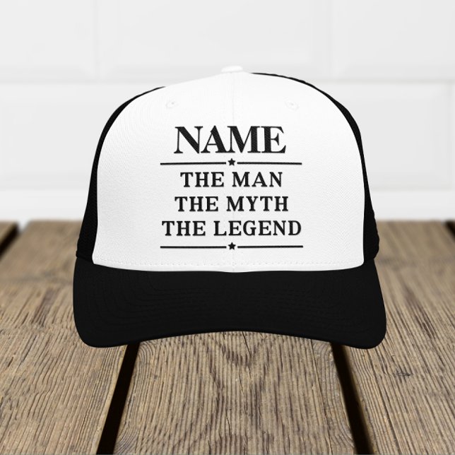 Gorra De Camionero Nombre Personalizado El Hombre El Mito La Leyenda (Subido por el creador)