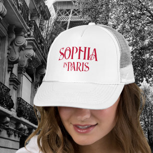 Gorra De Camionero Nombre Personalizado en París Fiesta de Despedida 