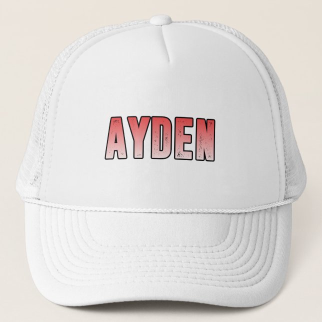 Gorra De Camionero Nombre rosa ayden (Anverso)