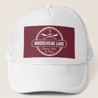 Nombre y ciudad personalizado de Moosehead Lake Ma