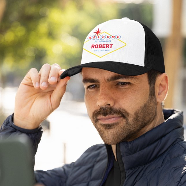 Gorra De Camionero Nombre y título divertidos de Vegas (Subido por el creador)