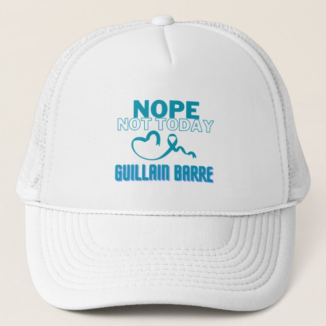 GORRA DE CAMIONERO NOPE...NO HOY/ GUILLAIN BARRE/ CONCIENCIA UNISEX (Anverso)