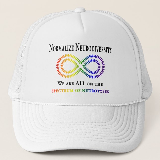 Gorra De Camionero Normalizar la Neurodiversidad (Anverso)