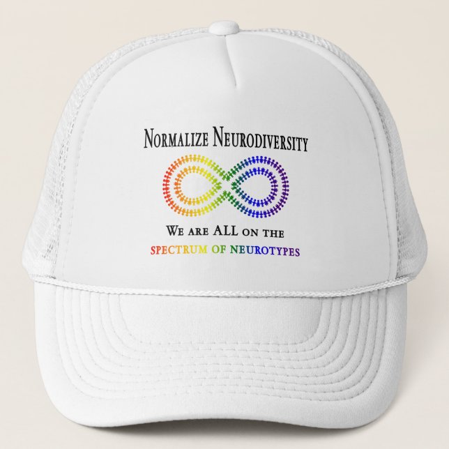 Gorra De Camionero Normalizar la Neurodiversidad (Anverso)