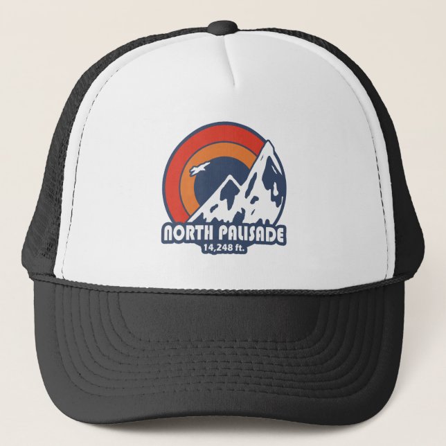 Gorra De Camionero North Palisade California Sun Eagle (Anverso)