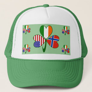 Gorra De Camionero Noruega y bandera noruega