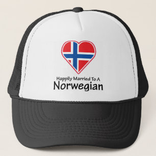 Gorra De Camionero Noruego feliz casado