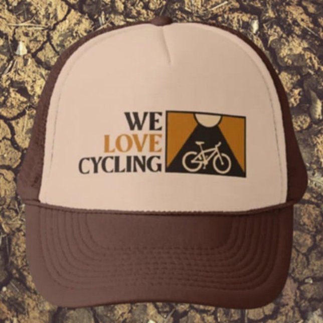 Gorra De Camionero Nos encanta el ciclismo (Subido por el creador)