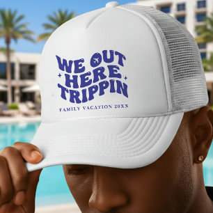 Gorra De Camionero Nosotros Aquí De Viaje Vacaciones Familiares Diver