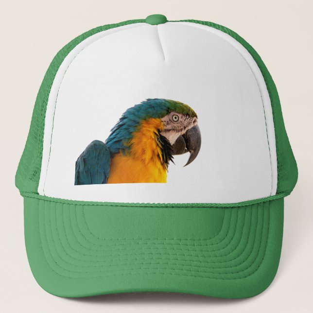 Gorra De Camionero Notas adhesivas de loro (Anverso)