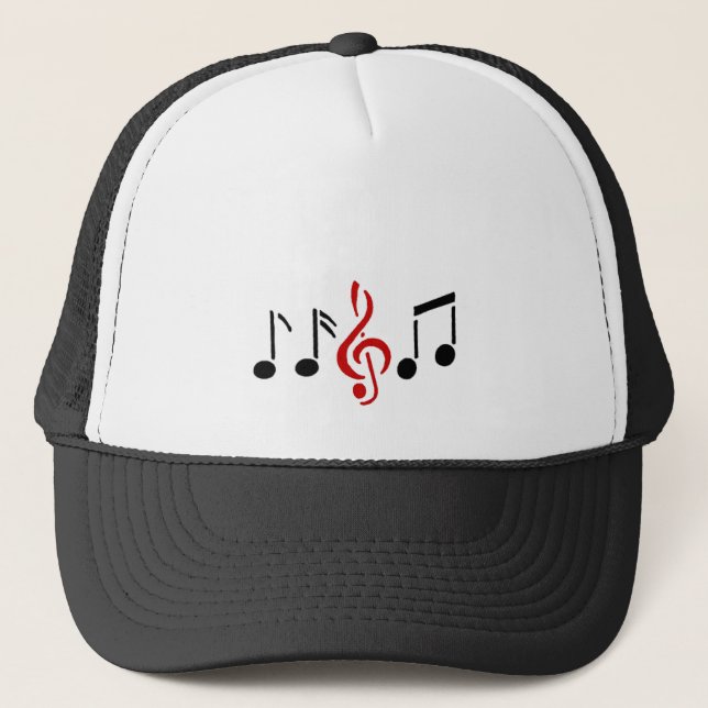 Gorra De Camionero notas de la música (Anverso)