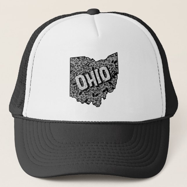 Gorra De Camionero Notas de música de Ohio (Anverso)