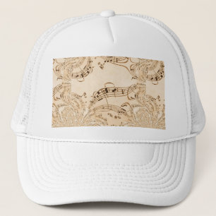 Gorra De Camionero Notas musicales de la antigüedad rusa