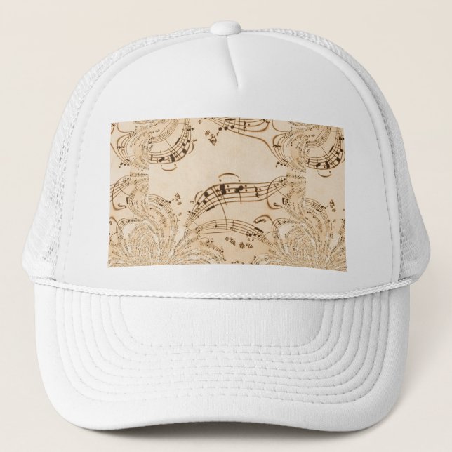 Gorra De Camionero Notas musicales de la antigüedad rusa (Anverso)