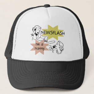 Gorra De Camionero Noticias Soy una Niñera Camisetas y Regalos