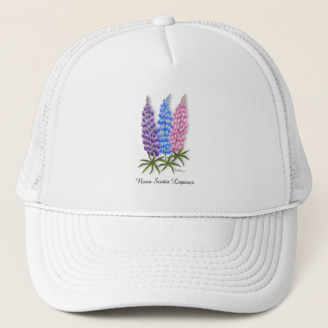 Gorra De Camionero Nova Scotia Lupines (Anverso)