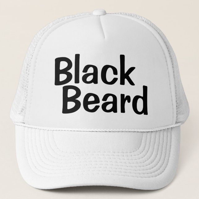 Gorra De Camionero Novedad de moda femenina BLACK BEARD (Anverso)