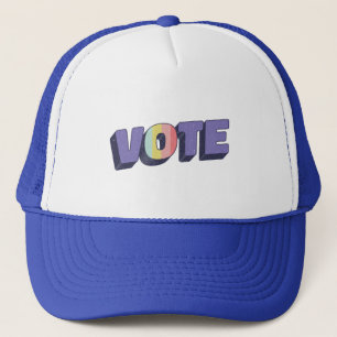Gorra De Camionero Novedad de voto púrpura en elecciones escuetas
