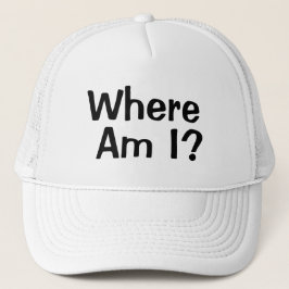 Gorra De Camionero Novedad divertida Béisbol DONDE ESTOY