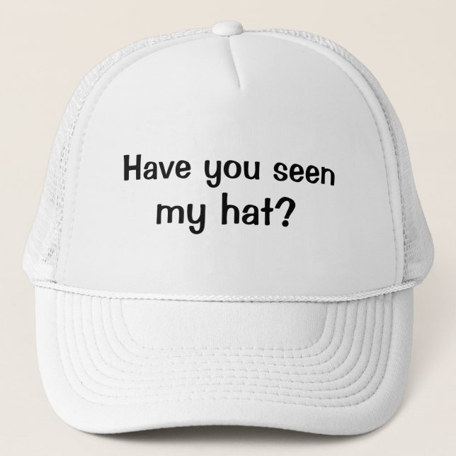 Gorra De Camionero Novedad divertida Béisbol, ¿has visto mi (Anverso)