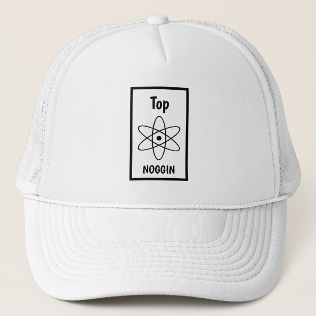 Gorra De Camionero Novedad divertida Béisbol TOP NOGGIN (Anverso)
