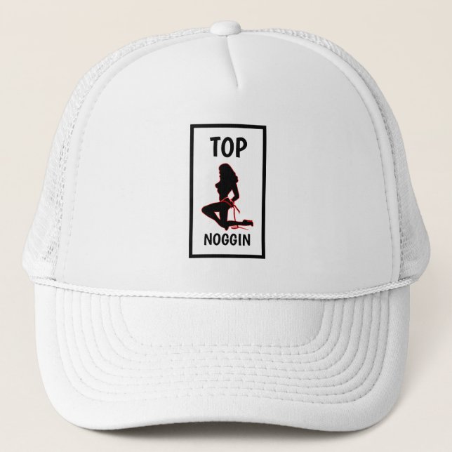 Gorra De Camionero Novedad divertida Béisbol TOP NOGGIN (Anverso)