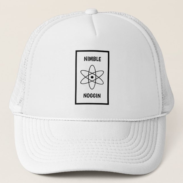 Gorra De Camionero Novedad divertida NIMBLE NOGGIN (Anverso)