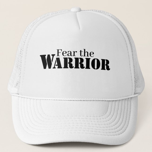 Gorra De Camionero Novedad Moda Béisbol TEME AL GUERRERO (Anverso)