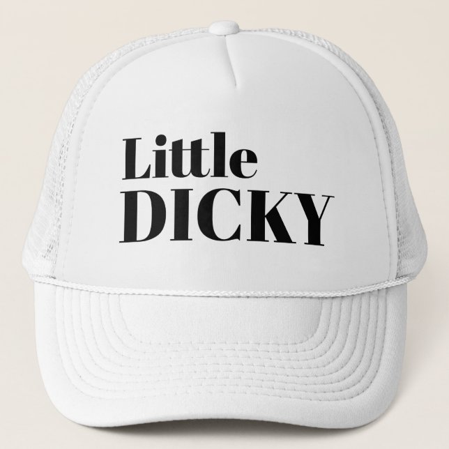 Gorra De Camionero Novela divertida LITTLE DICKY (Anverso)