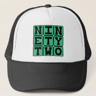 Gorra De Camionero Noventa y dos, Número 92