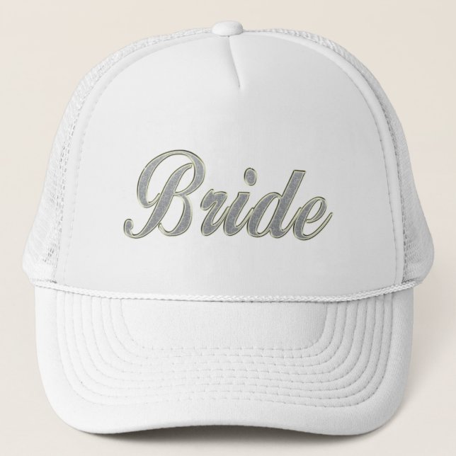 Gorra De Camionero Novia con bling (Anverso)