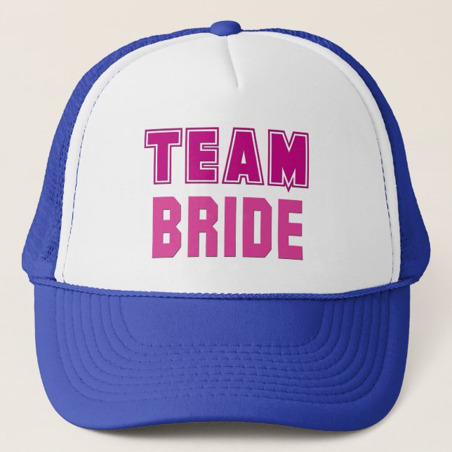 Gorra De Camionero Novia de equipo (Anverso)