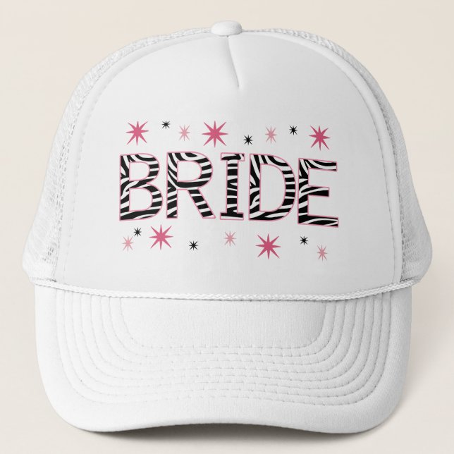 Gorra De Camionero Novia de la cebra (Anverso)