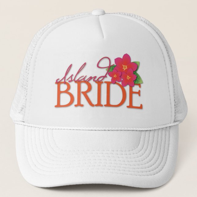 Gorra De Camionero Novia de la isla (Anverso)