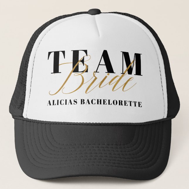GORRA DE CAMIONERO NOVIA DEL EQUIPO (Anverso)