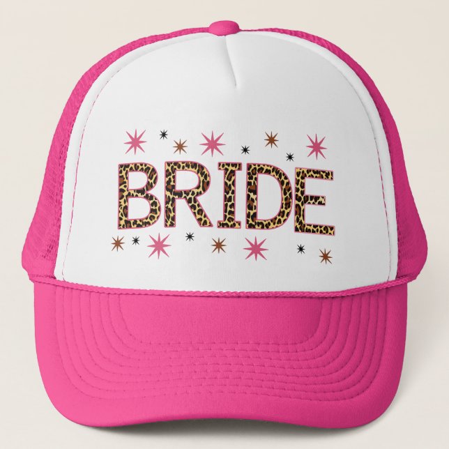 Gorra De Camionero Novia del leopardo (Anverso)