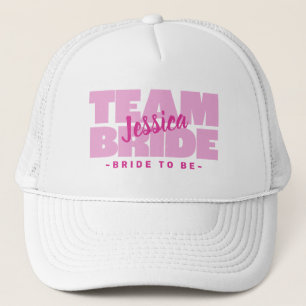 Gorra De Camionero Novia en equipo para ser Boda Bachelorette Party P