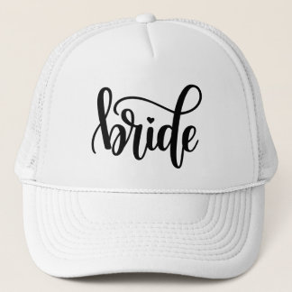 Gorra De Camionero Novia Escritura Negra
