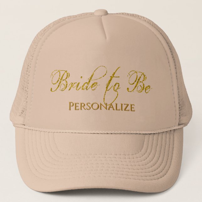 Gorra De Camionero Novia para casarse boda nupcial  (Anverso)