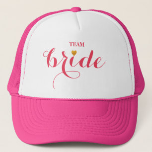 Gorra De Camionero Novia personalizada del equipo del personalizar