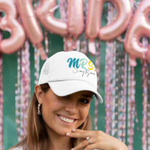 Gorra De Camionero Novia Personalizada Señora Boda 