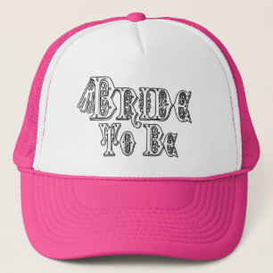 Gorra De Camionero Novia Por Casarse Con Velo, Elegante Blanco - Cont