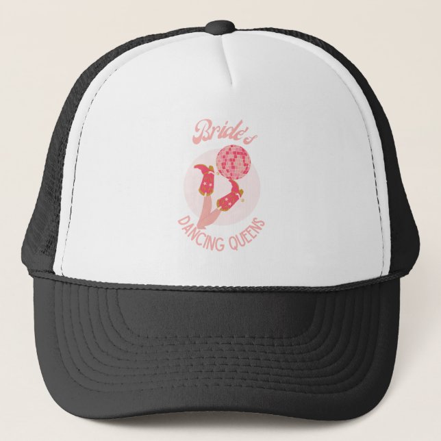 Gorra De Camionero Novia Retro 70 Bailarinas Reinas Despedida de Solt (Anverso)