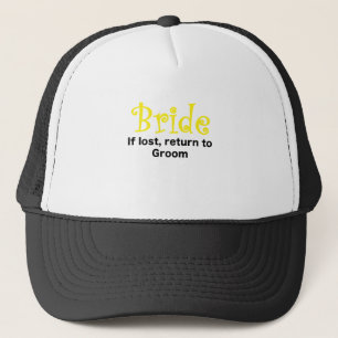 Gorra De Camionero Novia si vuelta perdida al novio