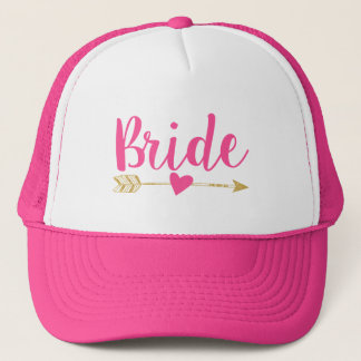 Gorra De Camionero Novia|Tribu de novias|Rosa