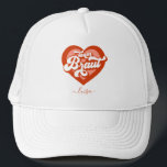 Gorra De Camionero Novia Y Equipo De Novia Despedida De Soltera Coraz<br><div class="desc">Novia Y Equipo De Novia Despedida De Soltera Corazón Retro Gorra Trucker Cappy
Vintage Novia Por Casarse Dama De Honor</div>