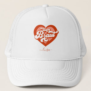 Gorra De Camionero Novia Y Equipo Novia Despedida de Soltera Retro Co