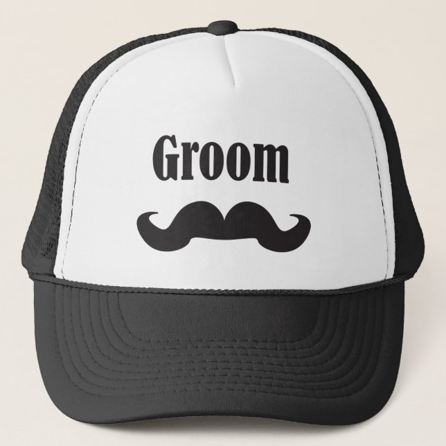 Gorra De Camionero Novio del bigote (Anverso)