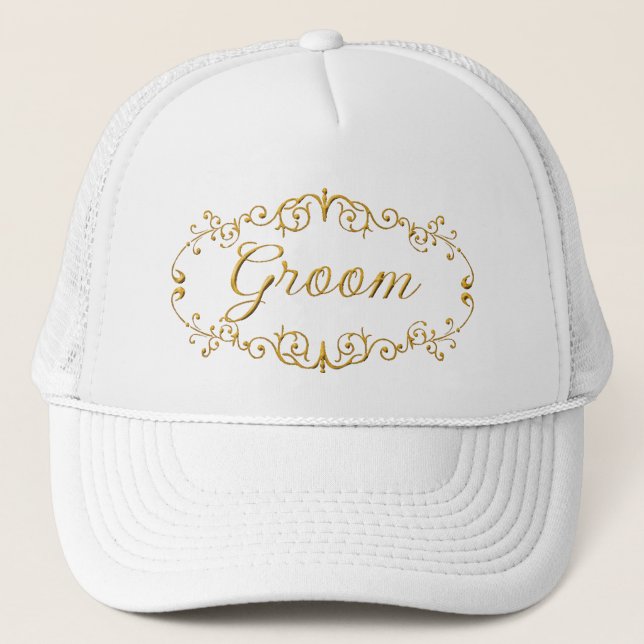 Gorra De Camionero Novio elegante (Anverso)